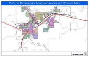 Street Map Of Flagstaff Az Flagstaff Neighborhood Map, Flagstaff Arizona | Eileen Taggart Re/Max Fine  Properties