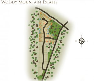 Woody Mountain Estates Map